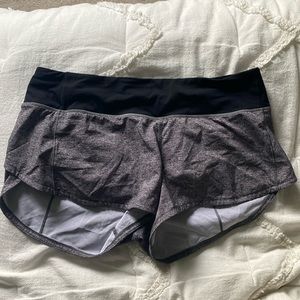 Lululemon speed up shorts 2 inch